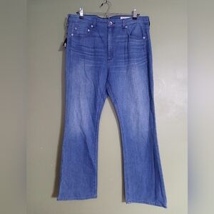 Rag & Bone Nina Jeans Womens 32 High Rise Ankle Flare Poppy Denim 27" inseam